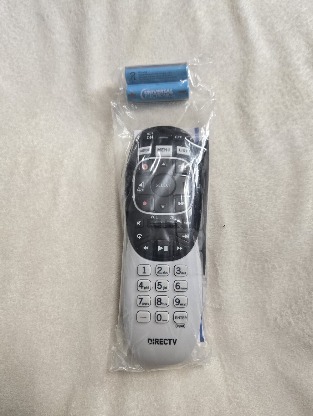 DIRECTV RC73 IR/RF Remote Control  with Batteries